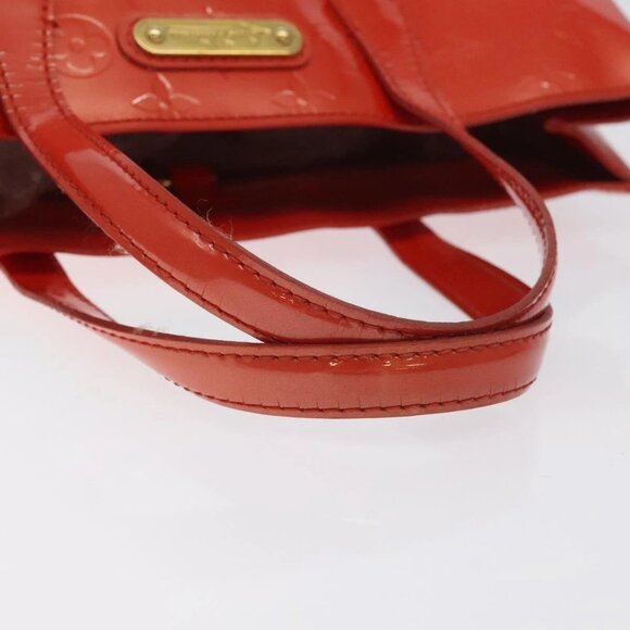 LOUIS VUITTON Monogram Vernis Wilshire PM Bag Orenge Sunset - Picture 4 of 16